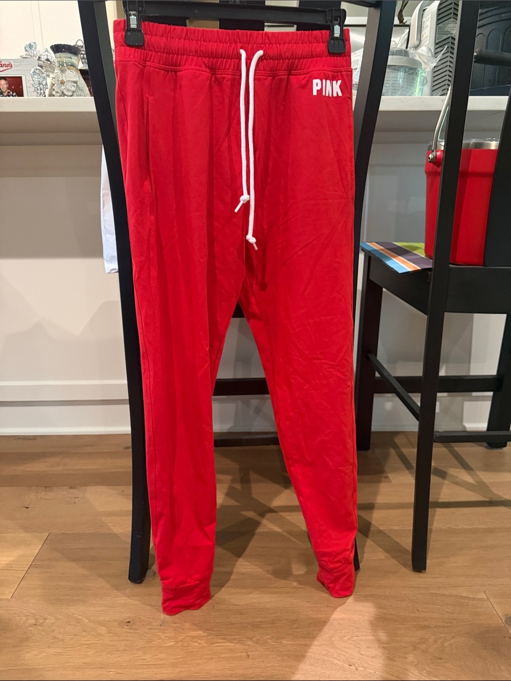 PINK Victoria's Secret Red Women’s joggers  Sweatpants